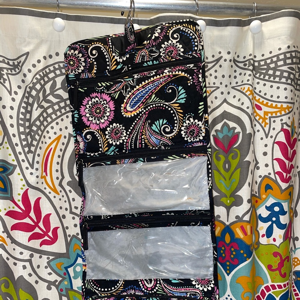 Vera Bradley hanging travel organizer